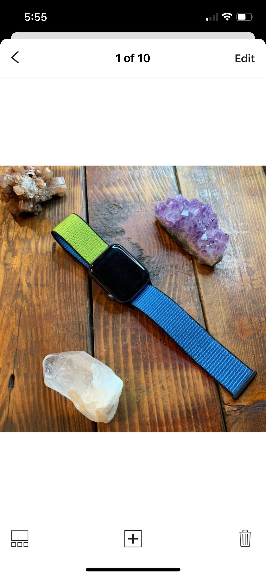 Nylon adjustable replacement watch band