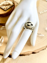 Load image into Gallery viewer, Selene antique silver plated ring

