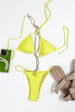 Load image into Gallery viewer, 2 Piece Belly Chain Swimsuit
