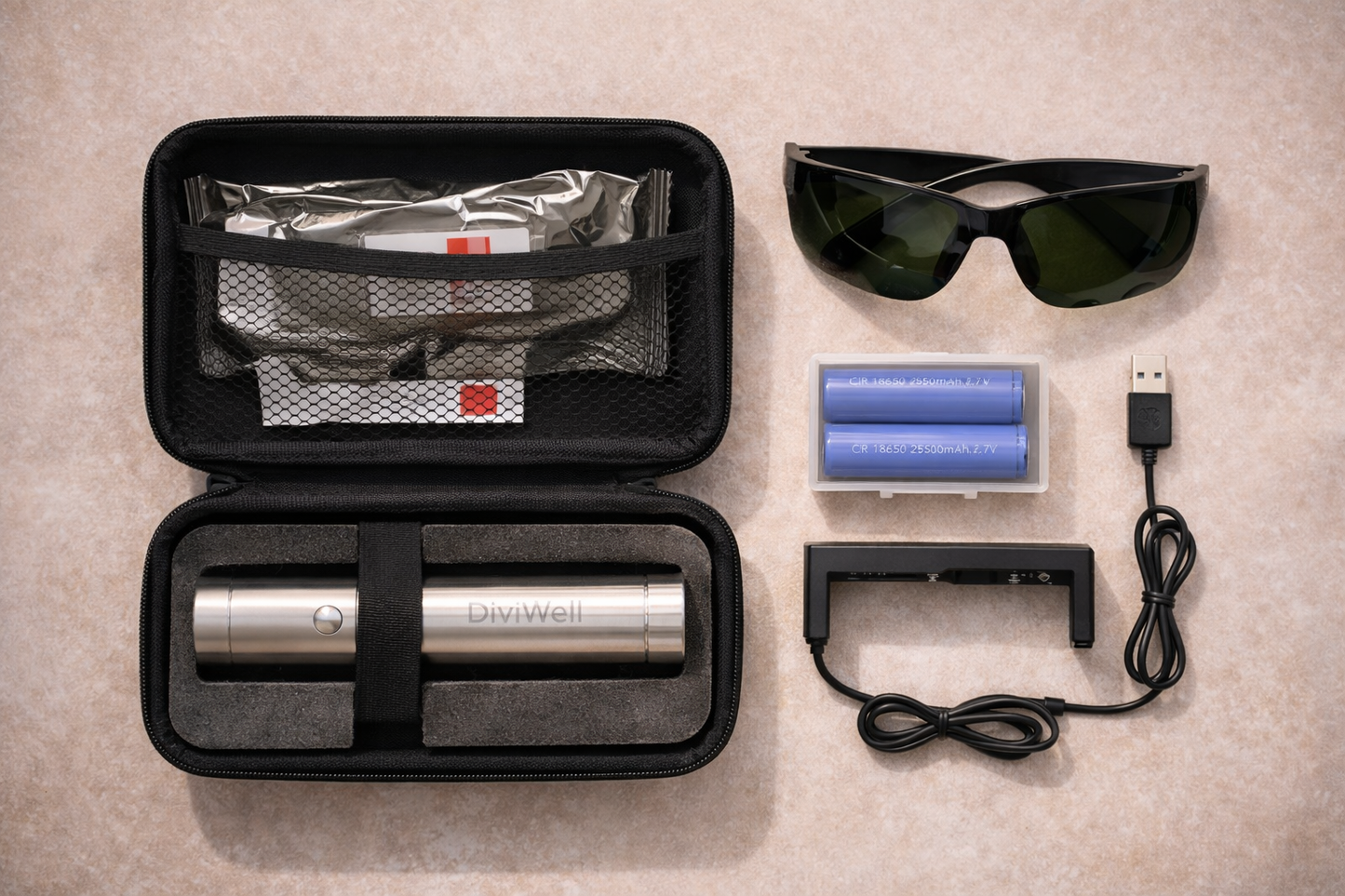 DiviWell Targeted LED + Infrared Light Therapy Tool