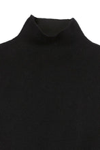 Load image into Gallery viewer, Mock neck lace up open back top
