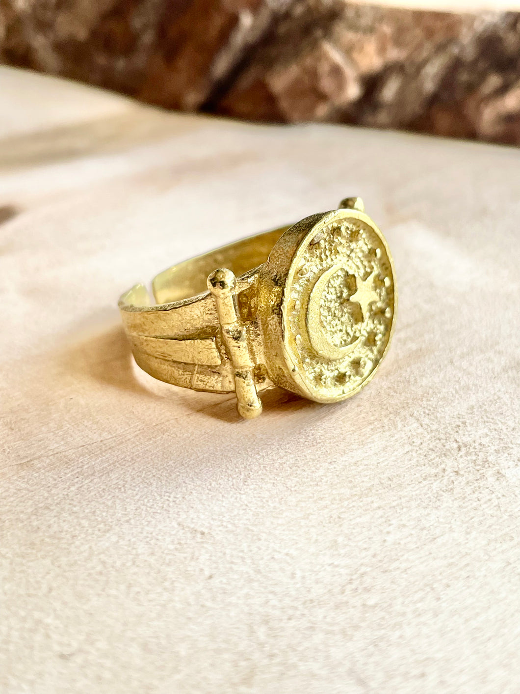 Hecate brass ring