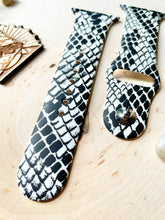 Load image into Gallery viewer, Snake skin print silicone watchband
